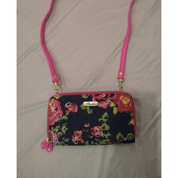 Buxton Handbags - Buxton pink floral small Crossbody